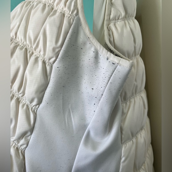 White Michael Kors puffer vest - Picture 6 of 10
